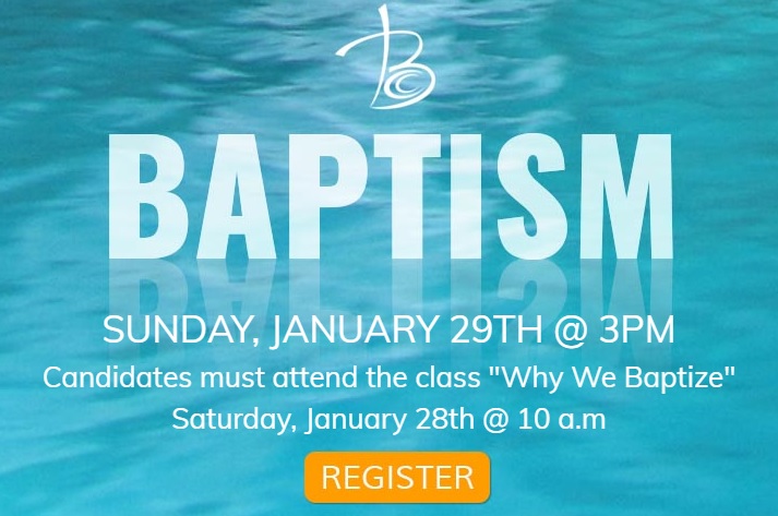 Baptism Event Register